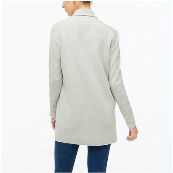 J.Crew Factory Chelsea Sweater Blazer Cardigan Heather Gray Size Small BA866 MSR - Picture 2 of 8